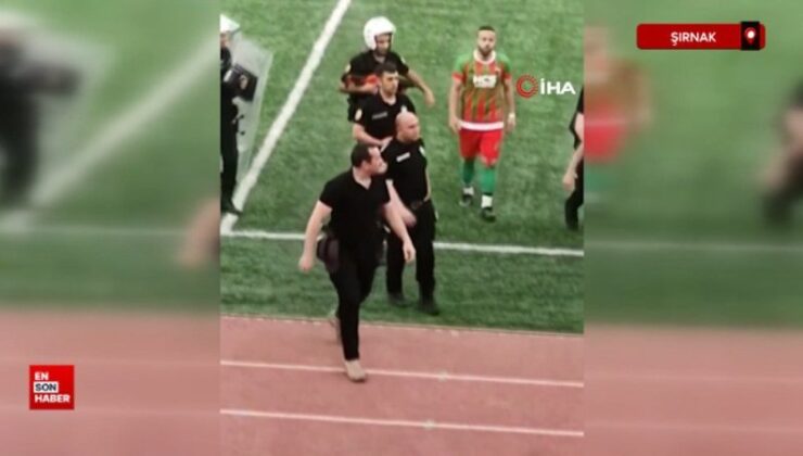 Şırnak’ta futbolcuyu darbeden polis memuru hakkında soruşturma başlatıldı