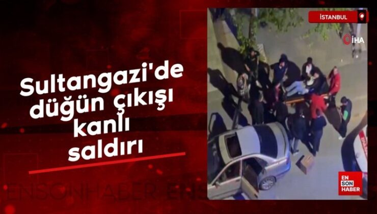 Sultangazi’de düğün çıkışı kanlı hücum