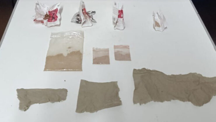 Tekirdağ’da peçeteye emdirilmiş uyuşturucu unsur bulundu