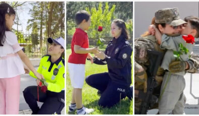 Tokat’ta polislerden Anneler Günü’ne özel klip