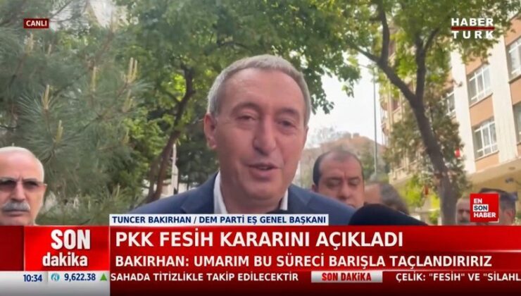 Tuncer Bakırhan: Kongre Türkiye’ye iyi olsun