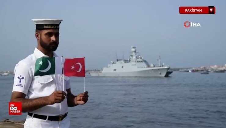 Türk savaş gemisi ‘TCG BÜYÜKADA’ Pakistan’da