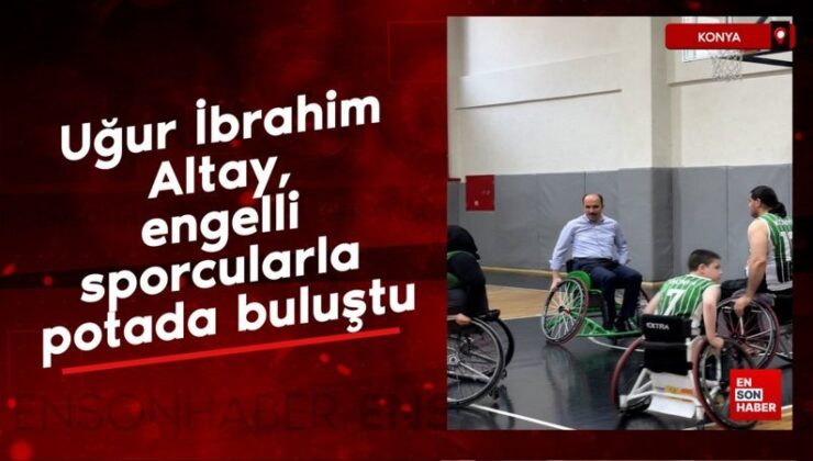 Uğur İbrahim Altay, engelli atletlerle potada buluştu