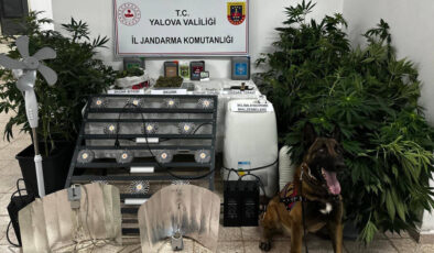 Yalova’da meskeninde uyuşturucu imal eden kuşkulu tutuklandı