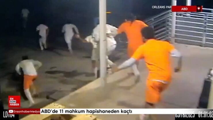ABD’de 11 mahkum hapishaneden kaçtı