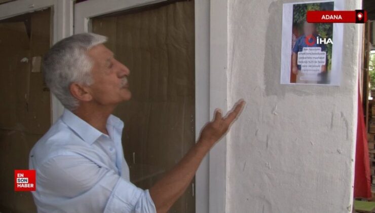 Adana otogarında dolandırıldığını sav etti, fotoğrafını her yere astı