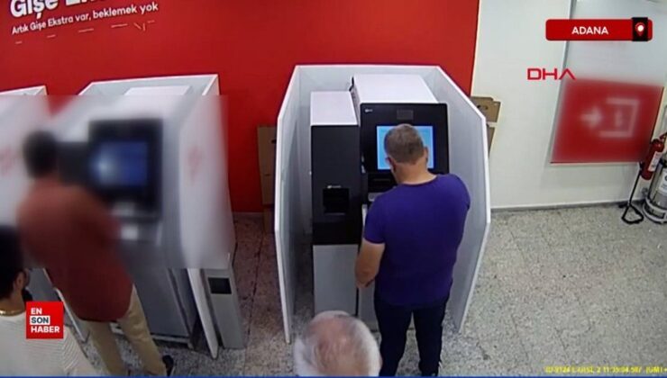 Adana’da ATM’de kalan 13 bin lirası, sıradaki başka müşteri tarafından çalındı