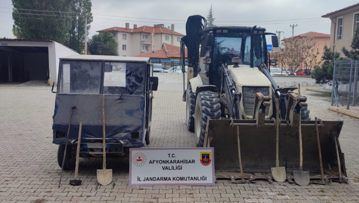 Afyonkarahisar’da definecilere suçüstü