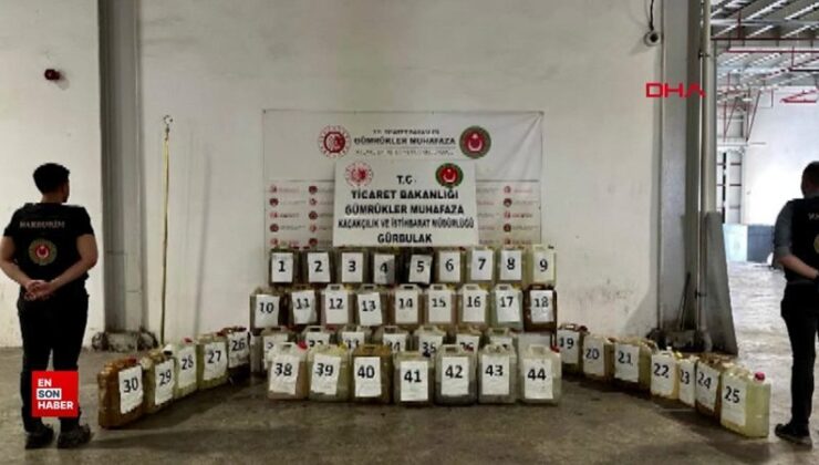 Ağrı’da 764 kilo likit metamfetamin ele geçirildi