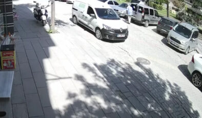 Aksaray’da arabadan bal hırsızlığı kamerada