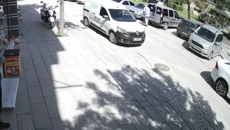 Aksaray’da arabadan bal hırsızlığı kamerada