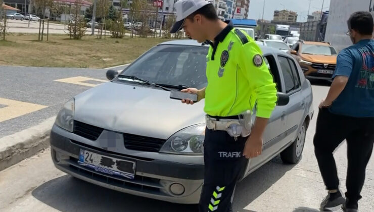 Aksaray’da plakasını bantla kapatan şoförden enteresan savunma