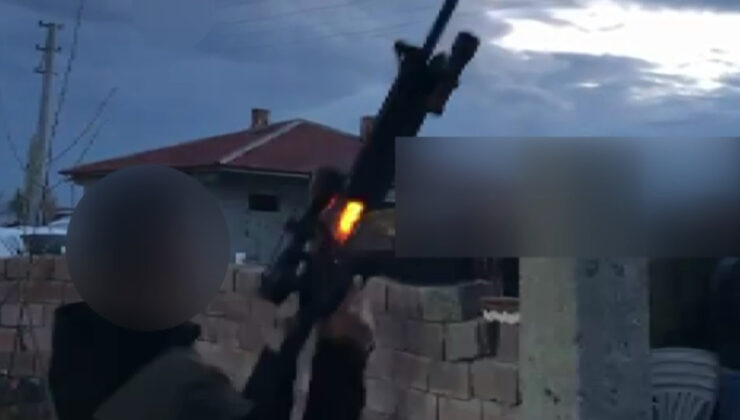 Aksaray’da silahlı maganda operasyonu: Konutlardan cephanelik çıktı