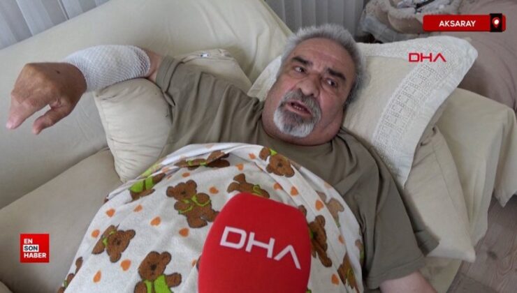 Aksaray’da yürüyüş yaparken köpekler saldırdı: