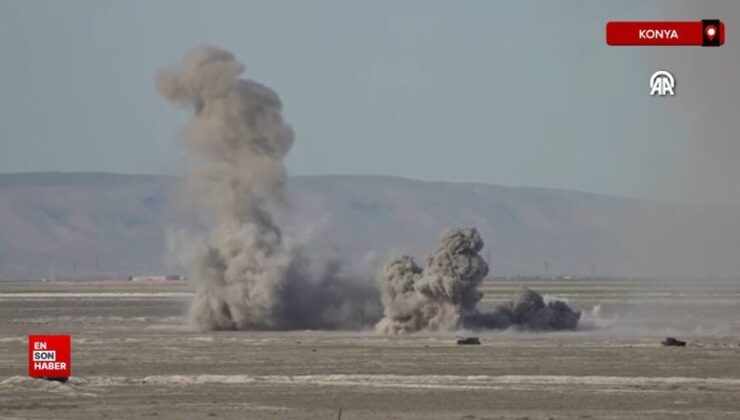 Anadolu Ankası-2025 Tatbikatı: HÜRKUŞ birinci kere 1 tonluk bomba attı