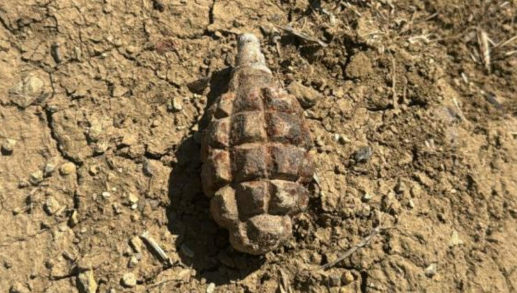 Ankara’da soğan tarlasında 104 yıllık el bombası bulundu