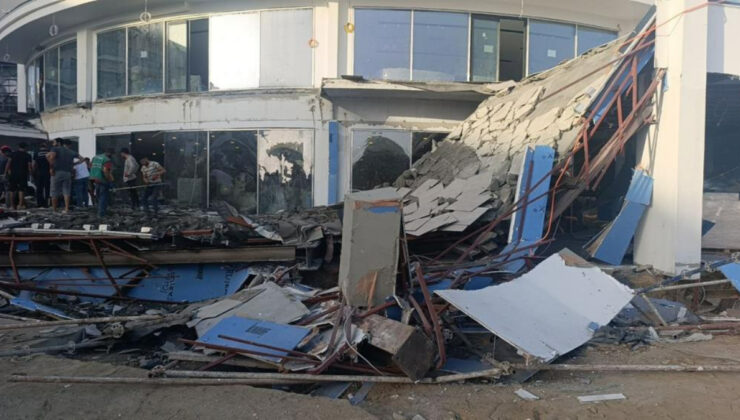 Antalya’da balkonu çöken otel inşaatında emekçiler son anda kurtuldu