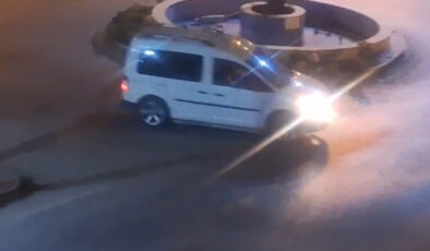 Antalya’da drift atan şoför mahalleliyi uyutmadı