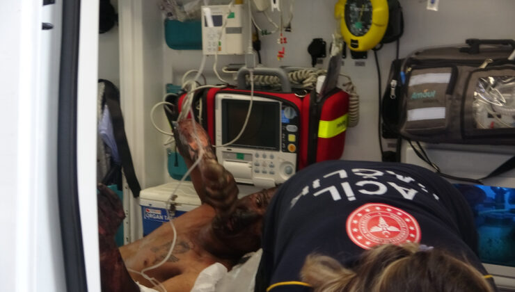 Antalya’da kaygı konutunda yangın çıktı