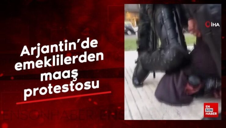 Arjantin’de emeklilerden maaş protestosu