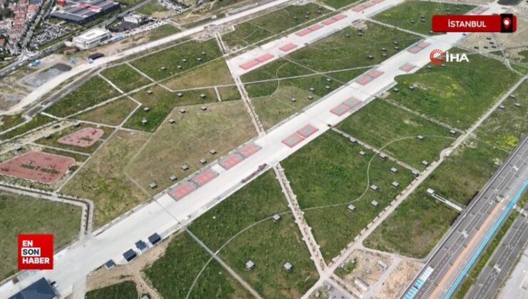 Atatürk Havalimanı, millet bahçesiyle yeşile bürünüyor