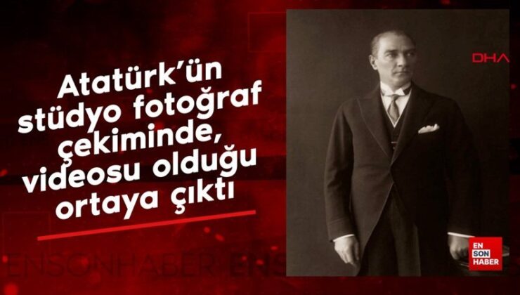 Atatürk’ün stüdyo fotoğraf çekiminde, görüntüsü olduğu ortaya çıktı