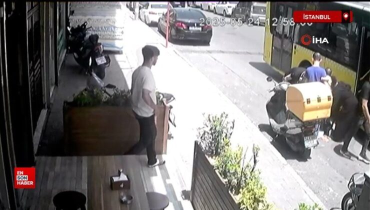 Avcılar’da İETT şoförünün aceleciliği faciayla sonuçlanıyordu