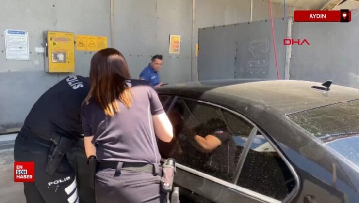 Aydın’da oto yıkamada uyuyan şoförün üzerinden uyuşturucu çıktı