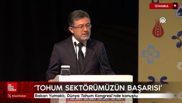 Bakan Yumaklı, Dünya Tohum Kongresi’nde konuştu