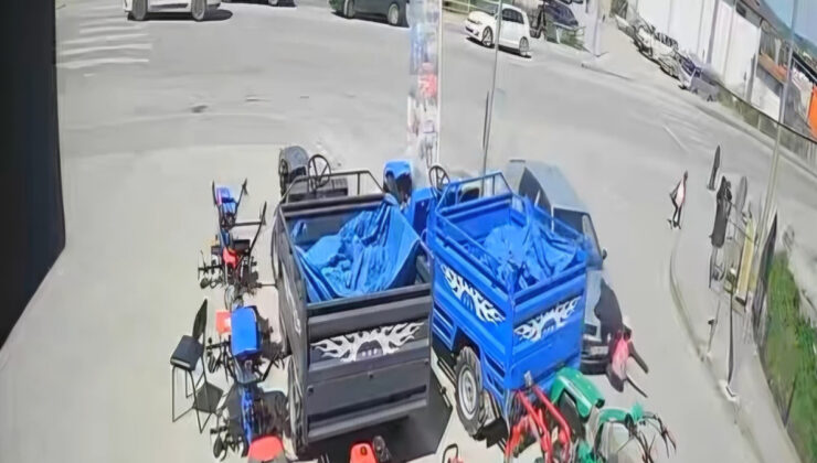 Bartın’da karşıt yola giren araba çocuğa çarptı