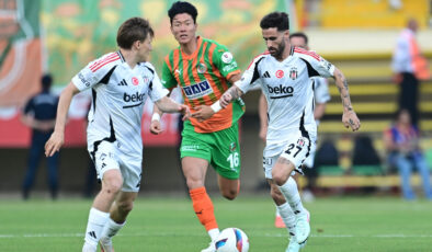 Beşiktaş deplasmanda Alanyaspor ile berabere kaldı