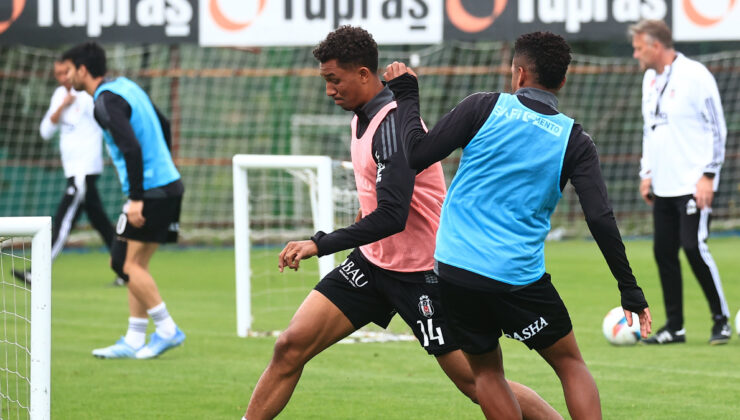 Beşiktaş kondisyon ve taktik çalışması yaptı