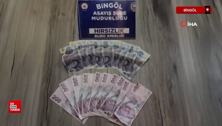 Bingöl’de konutun bahçesinde masa üstünde duran paraları çaldı