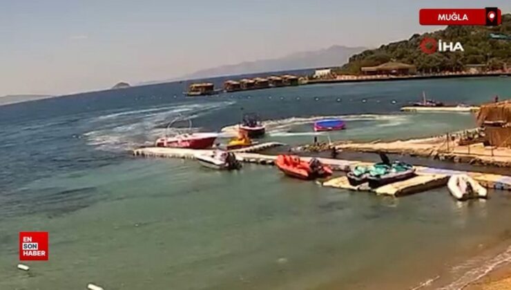 Bodrum’da su sporu kazası: Deniz yatağı, hız teknesine çarptı