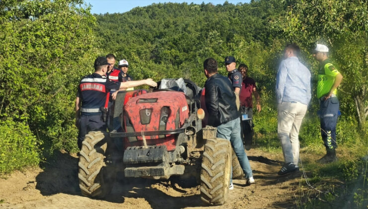 Bursa’da babasının kullandığı traktörün altında kalan çocuk hayat savaşı veriyor