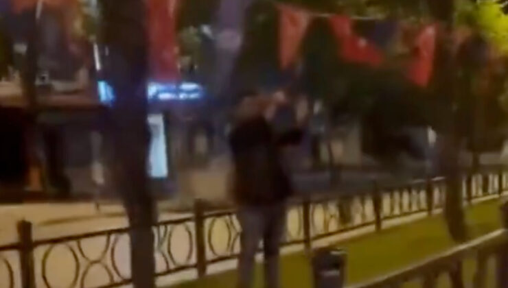 Bursa’da Türk bayrağına yakışıksız taarruz