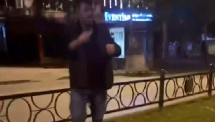 Bursa’da Türk bayrağını yakmaya çalışan şahıs yakalandı