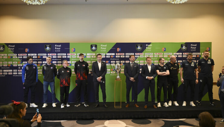 CEV Erkekler Şampiyonlar Ligi Dörtlü Finali öncesi medya günü yapıldı