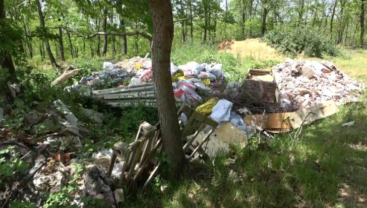 CHP idaresindeki Şile’de ormanlar çöplüğe döndü