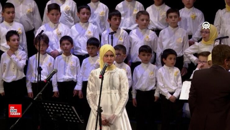 “Çocuklar söyledi, dinleyiciler büyük bir heyecanla takip etti