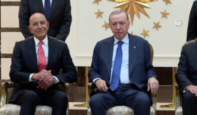 Cumhurbaşkanı Erdoğan, ABD Büyükelçisi Barrack’ı kabul etti