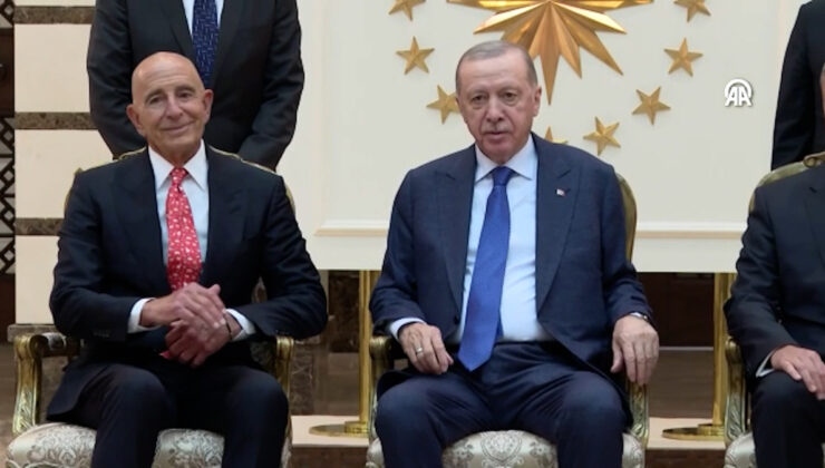 Cumhurbaşkanı Erdoğan, ABD Büyükelçisi Barrack’ı kabul etti
