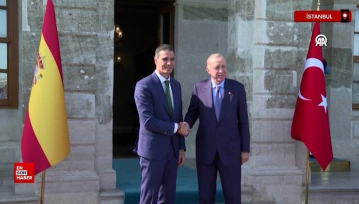 Cumhurbaşkanı Erdoğan, İspanya Başbakanı Sanchez’i kabul etti