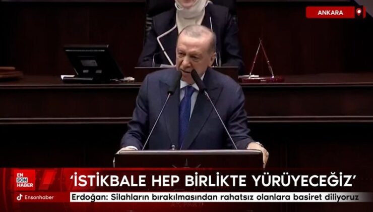 Cumhurbaşkanı Erdoğan: Silahların bırakılmasından rahatsız olanlara basiret diliyoruz