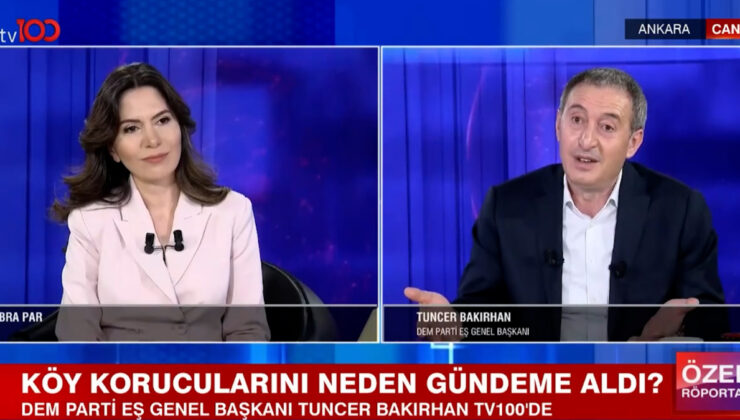 DEM’li Tuncer Bakırhan, korucularla ilgili kelamlarına açıklık getirdi