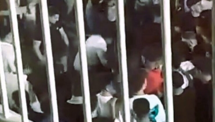 Denizli’de 19 Mayıs kutlamalarında gençler ortasında arbede çıktı