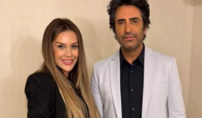 Dilan Polat, Mahsun Kırmızıgül’ü kulisinde ziyaret etti