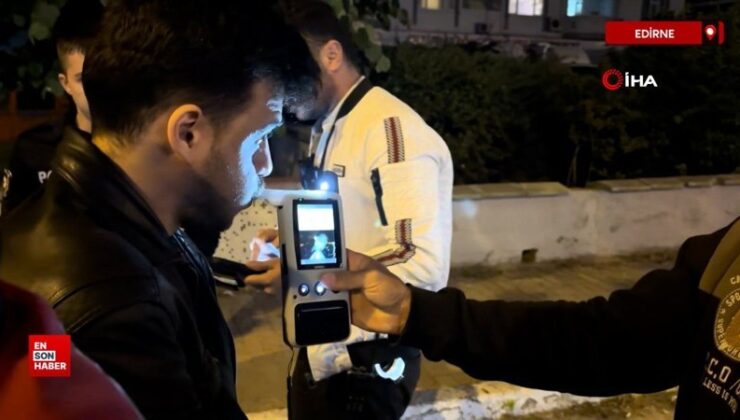 Edirne’de dur ihtarına uymayan ehliyetsiz şoför polisi alarma geçirdi