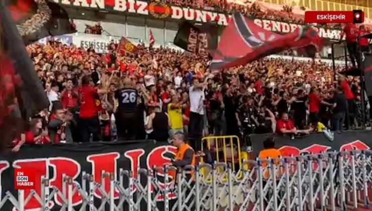 Eskişehirspor’un şampiyonluk coşkusu yeni stadyumda taçlandı