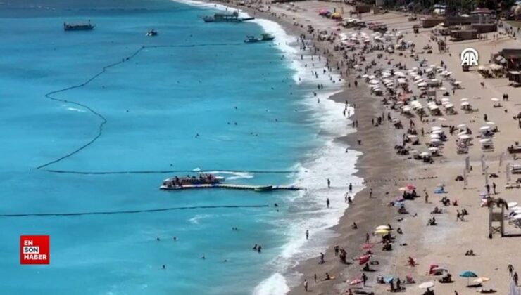 Fethiye ve Marmaris kıyılarında sıcak hava yoğunluğu